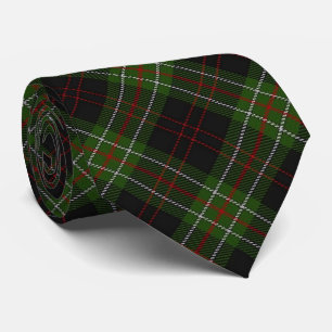 Scottish Clan MacDiarmid Letter M Monogram Tartan Tie