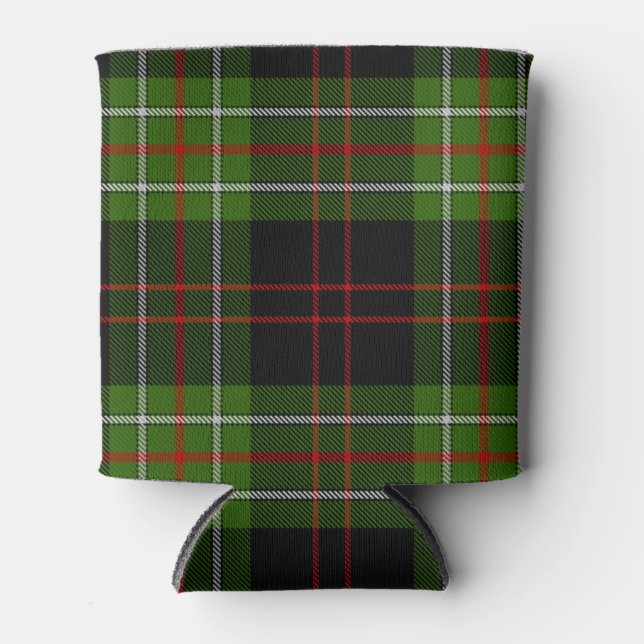 Scottish Clan MacDiarmid Tartan Plaid Can Cooler (Front)