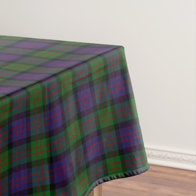 Scottish Clan MacDonald Donald Tartan Tablecloth (In Situ)