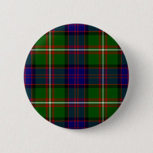 Scottish Clan MacDonald of Clanranald Tartan 6 Cm Round Badge