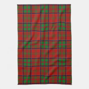 Scottish Clan MacDonald of Glencoe Tartan Plaid Tea Towel