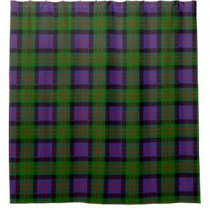 Scottish Clan MacDonald Tartan Plaid Shower Curtain
