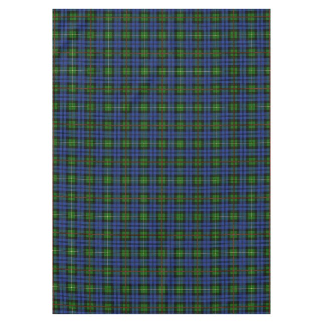 Scottish Clan MacEwan Tartan Plaid Tablecloth (Front)