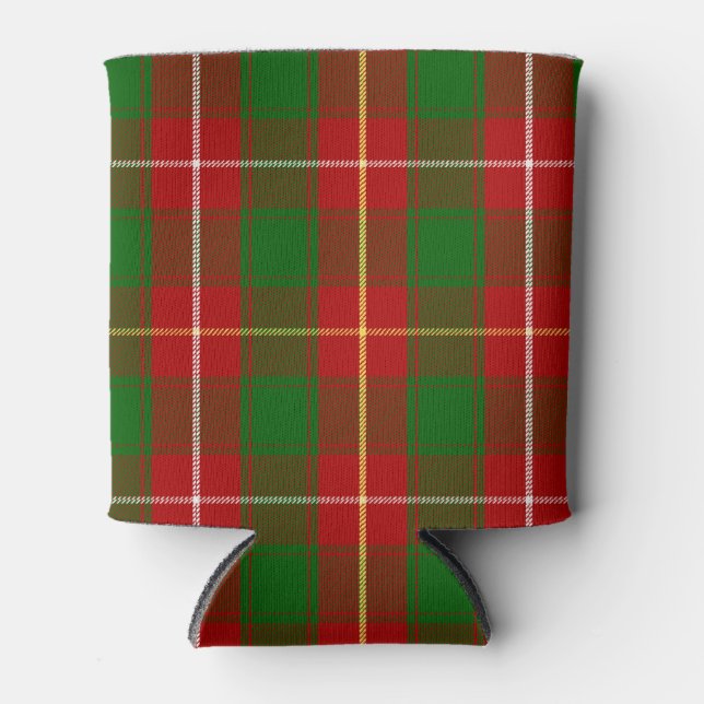 Scottish Clan MacFie Tartan Plaid Can Cooler (Front)