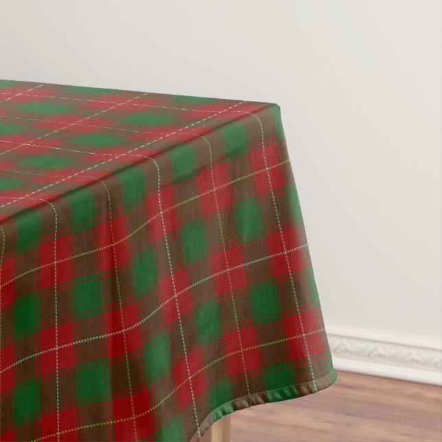 Scottish Clan MacFie Tartan Tablecloth (In Situ)