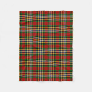 Scottish Clan MacGill Tartan Plaid Fleece Blanket