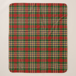 Scottish Clan MacGill Tartan Plaid Sherpa Blanket
