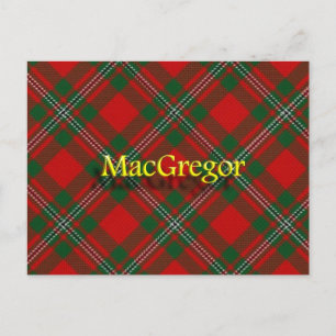 Scottish Clan MacGregor Postcard