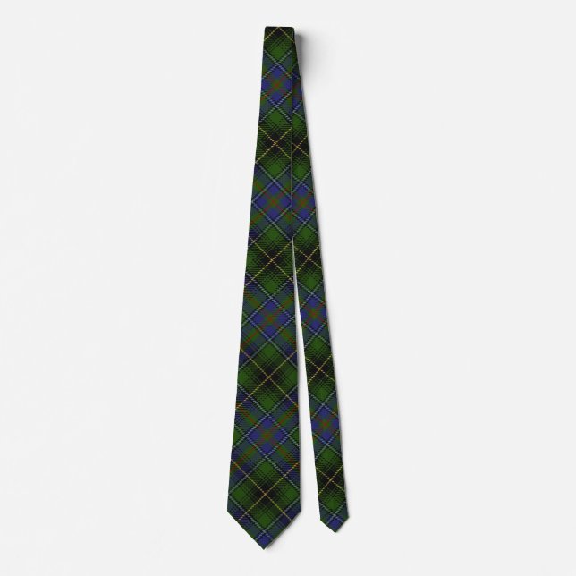 Scottish Clan MacInnes Classic Tartan Tie (Front)
