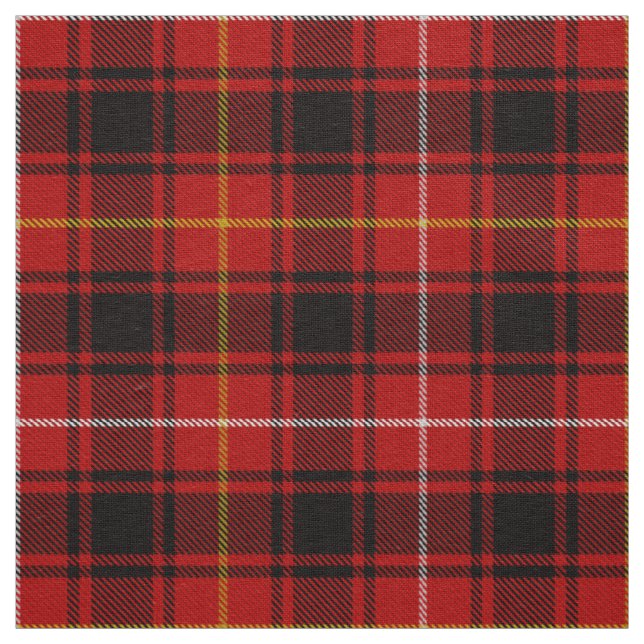 Scottish Clan MacIver Tartan Plaid Fabric (Swatch)