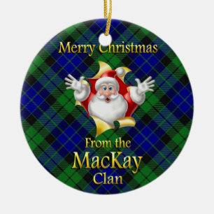 Scottish Clan MacKay Christmas Ornament