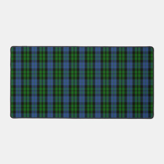 Scottish Clan MacKay Tartan Plaid Desk Mat (Front)