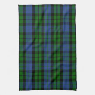 Scottish Clan MacKay Tartan Plaid Tea Towel
