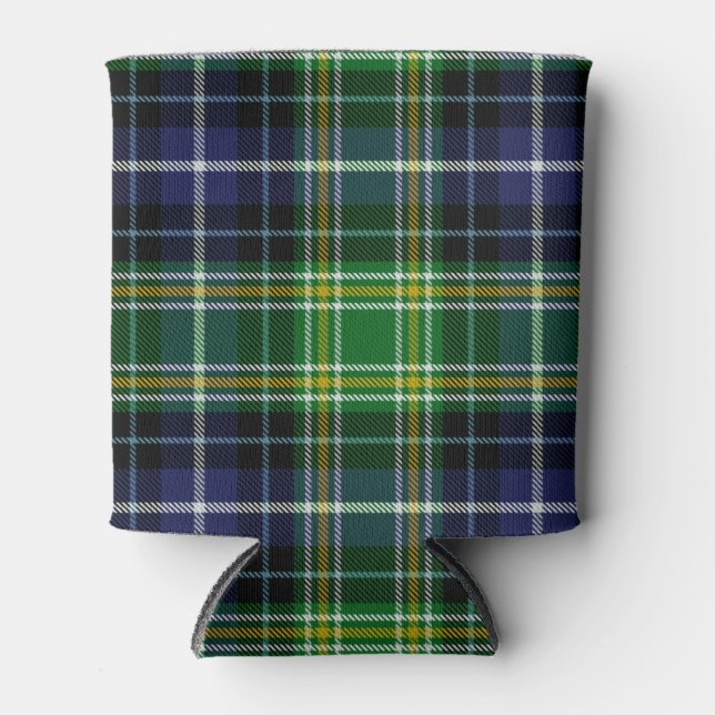 Scottish Clan MacKellar Tartan Plaid Can Cooler (Front)