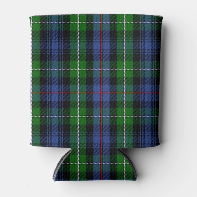 Scottish Clan MacKenzie Tartan Plaid Can Cooler (Front)