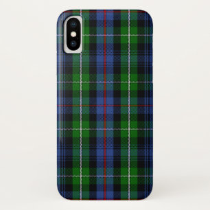 Scottish Clan MacKenzie Tartan Plaid iPhone X Case