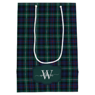 Scottish Clan MacKenzie Tartan Plaid Medium Gift Bag