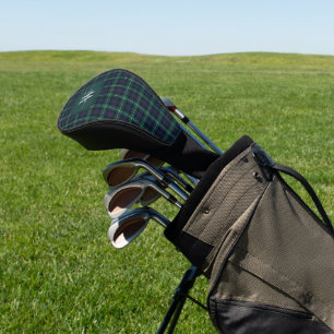 Scottish Clan MacKenzie Tartan Plaid Monogrammed Golf Head Cover
