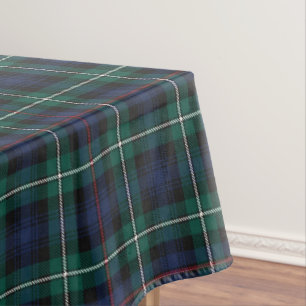 Scottish Clan MacKenzie Tartan Plaid Tablecloth