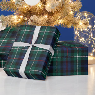 Scottish Clan MacKenzie Tartan Plaid Wrapping Paper