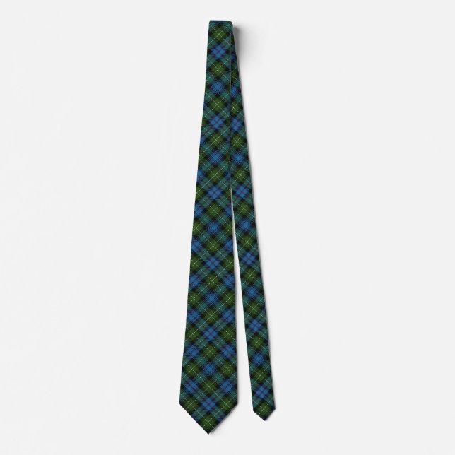Scottish Clan MacKenzie Tartan Tie (Front)