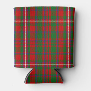 Scottish Clan MacKinnon Tartan Plaid Can Cooler