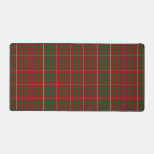 Scottish Clan MacKinnon Tartan Plaid Desk Mat