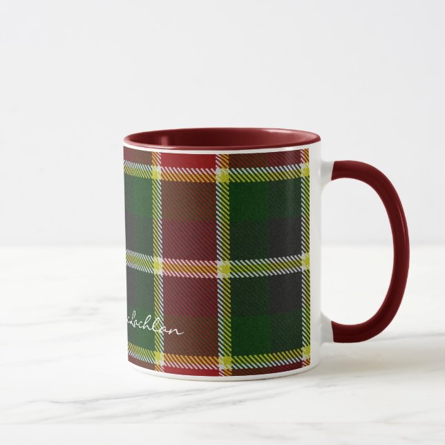 Scottish Clan MacLachlan Tartan Designer Mugs (Right)