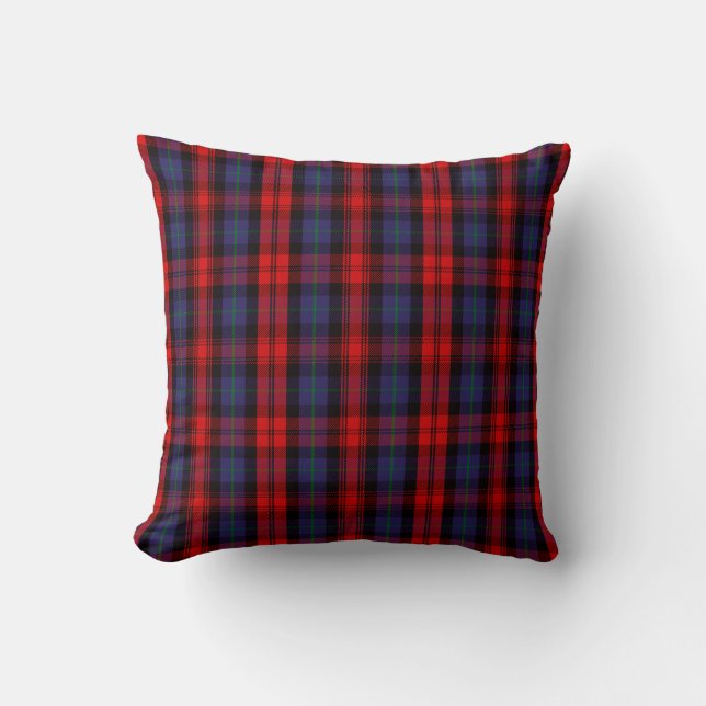 Scottish Clan MacLachlan Tartan Plaid Cushion (Front)