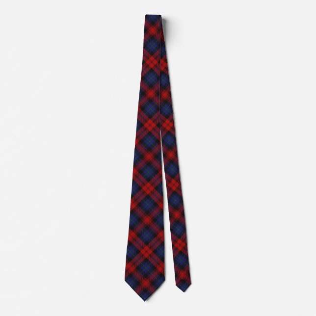 Scottish Clan MacLachlan Tartan Tie (Front)