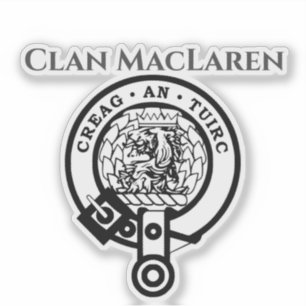 Scottish Clan MacLaren Crest Badge Sticker