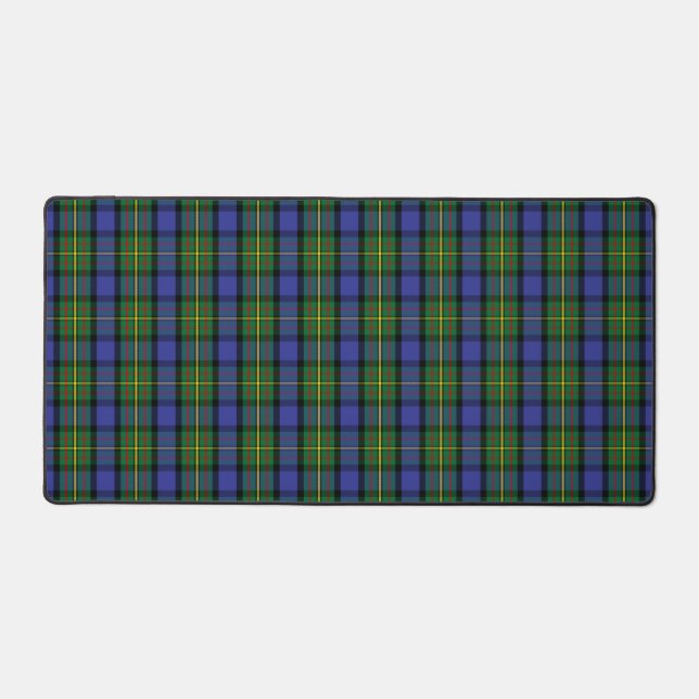 Scottish Clan MacLaren Tartan Plaid Desk Mat (Front)