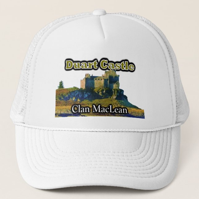 Scottish Clan MacLean Duart Castle Trucker Hat (Front)