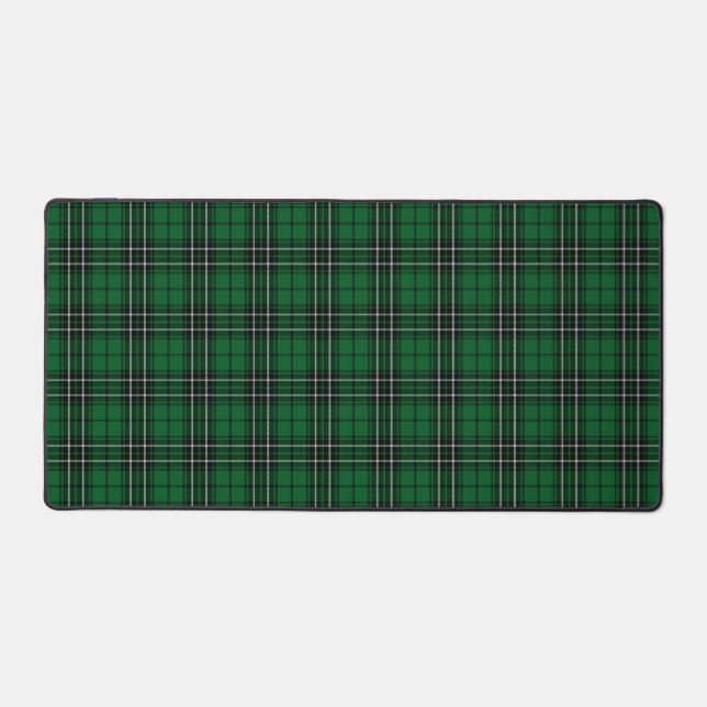 Scottish Clan MacLean Hunting Tartan Plaid Desk Mat (Front)