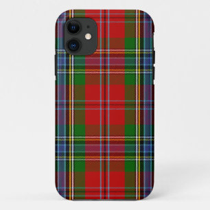 Scottish Clan MacLean of Duart Tartan Plaid iPhone 11 Case