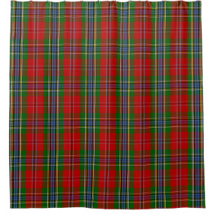 Scottish Clan MacLean of Duart Tartan Plaid Shower Curtain
