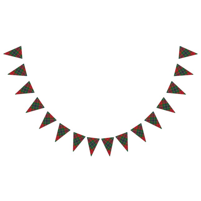Scottish Clan MacLean Red Tartan Bunting (All)