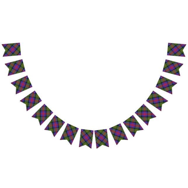 Scottish Clan MacLennan Tartan Bunting (All)