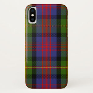 Scottish Clan MacLennan Tartan Plaid iPhone X Case