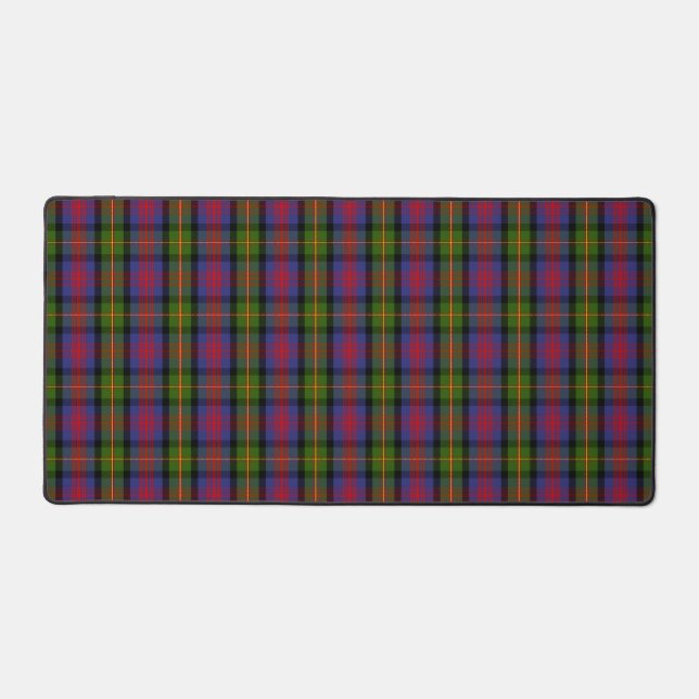 Scottish Clan MacLennan Tartan Plaid Desk Mat (Front)