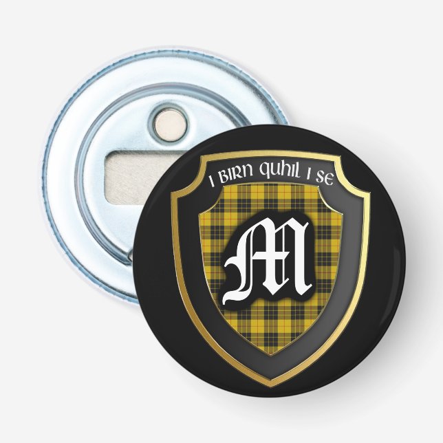Scottish Clan MacLeod Bottle Opener (Front)