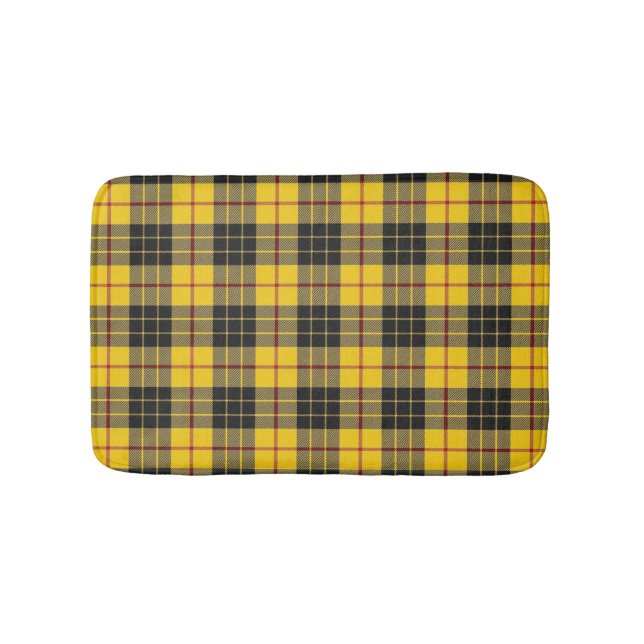 Scottish Clan MacLeod Tartan Plaid Bath Mat (Front)