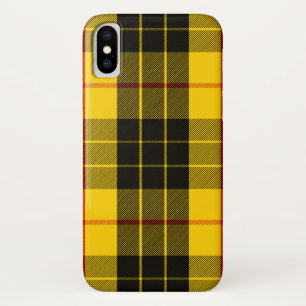 Scottish Clan MacLeod Tartan Plaid iPhone X Case