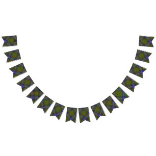 Scottish Clan MacMillan Hunting Tartan Bunting