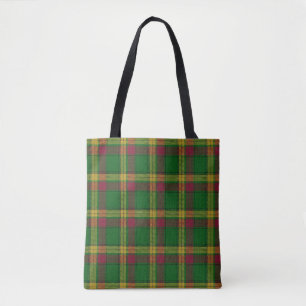 Scottish Clan MacMillan Tartan Plaid Tote Bag