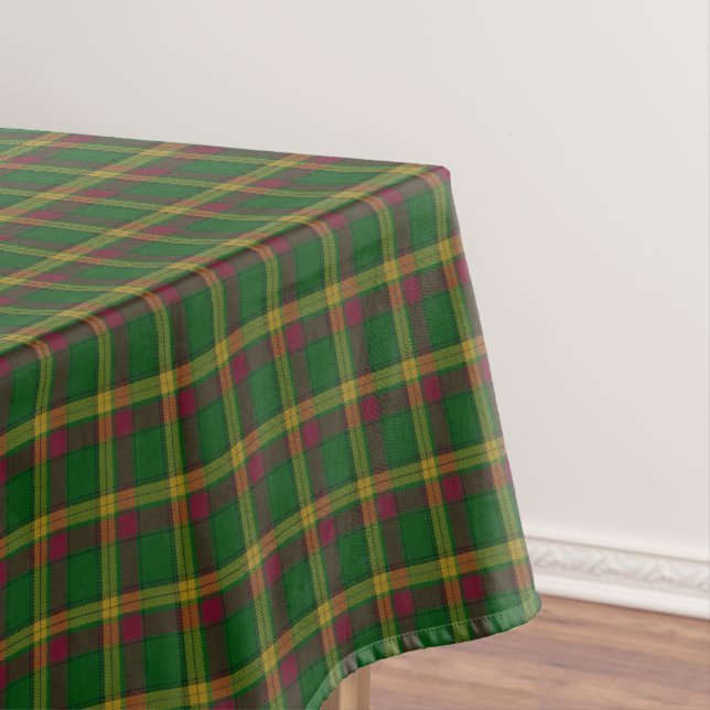 Scottish Clan MacMillan Tartan Tablecloth (In Situ)