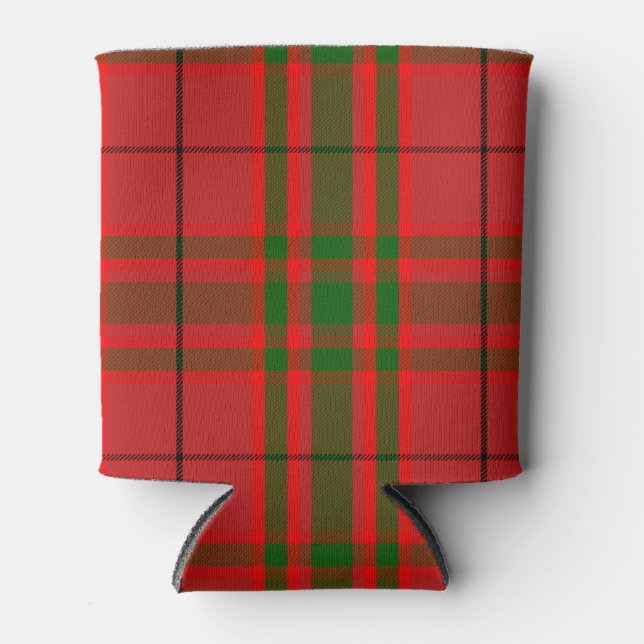 Scottish Clan MacNab Tartan Plaid Can Cooler (Front)