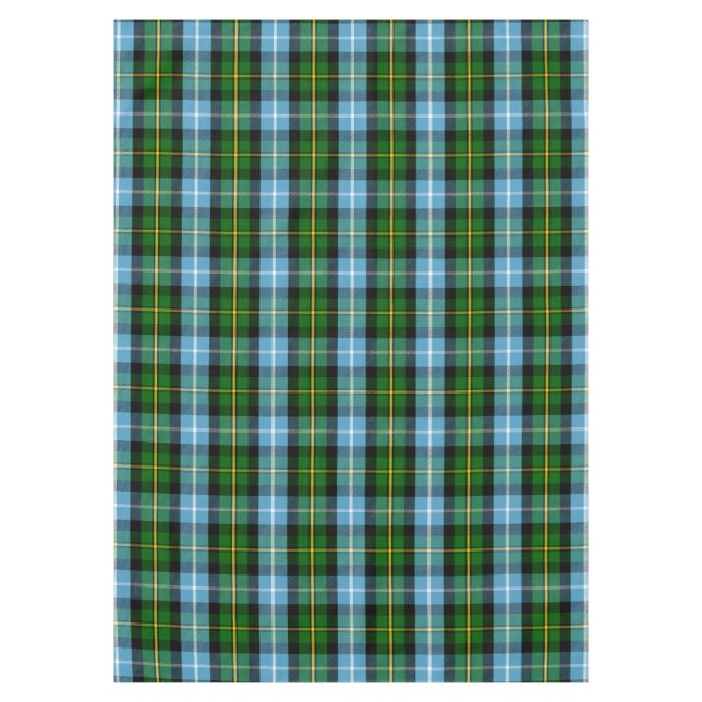 Scottish Clan MacNeil Tartan Plaid Tablecloth (Front)