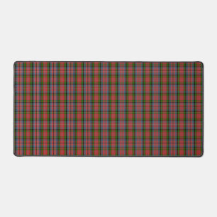 Scottish Clan MacPherson Tartan Plaid Desk Mat