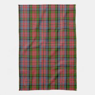 Scottish Clan MacPherson Tartan Plaid Tea Towel